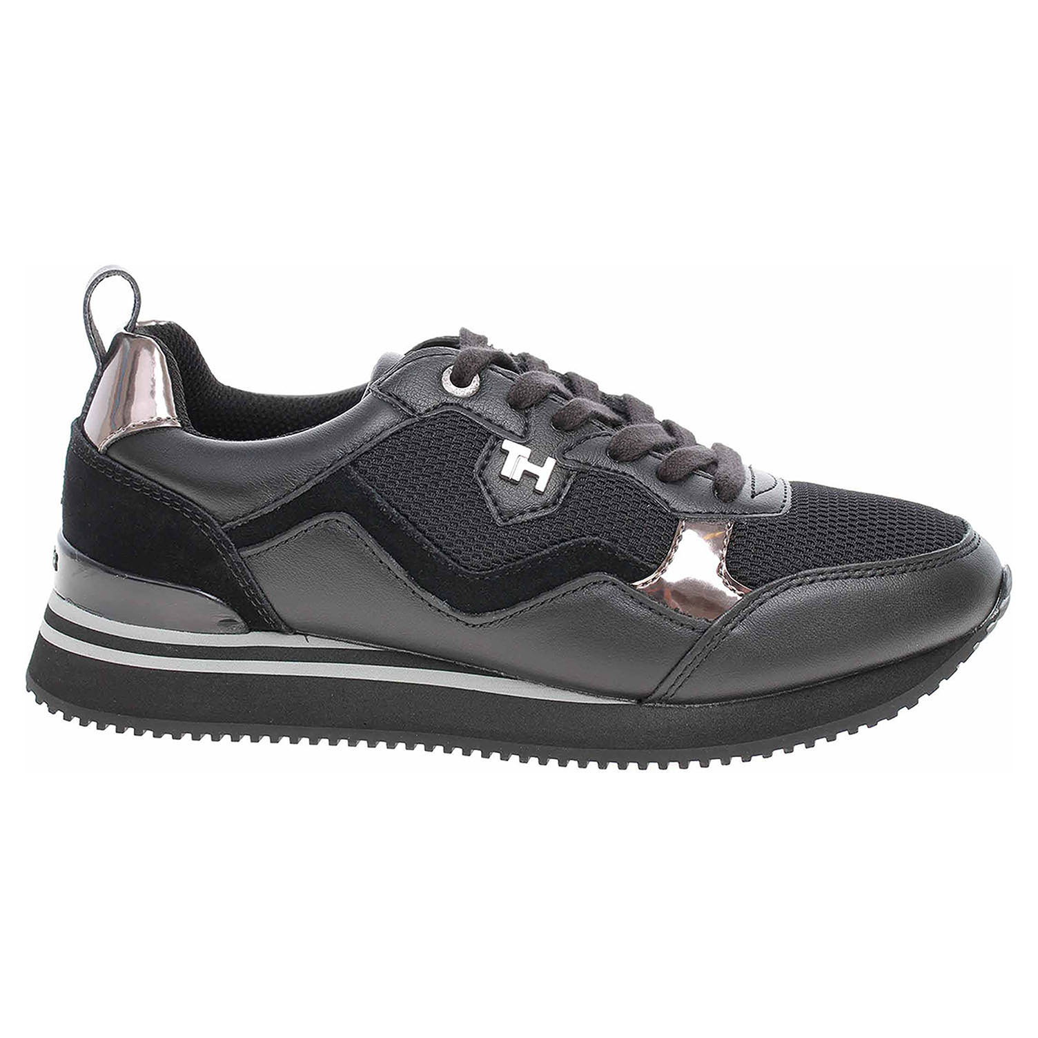 Obrázok Dámské polobotky Tommy Hilfiger FW0FW05010 BDS black FW0FW05010 BDS 40