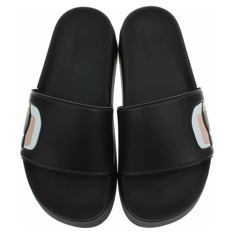 Dámske plážové papuče Karl Lagerfeld KL88808N V00 black rubber