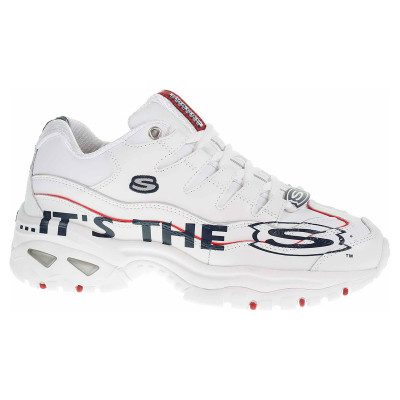 detail Skechers Energy - Genuine Look white-navy-red