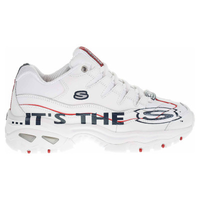 detail Skechers Energy - Genuine Look white-navy-red