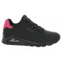 nahlad Skechers Uno - Pop Back black-hot pink