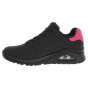 nahlad Skechers Uno - Pop Back black-hot pink