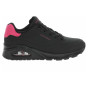 nahlad Skechers Uno - Pop Back black-hot pink